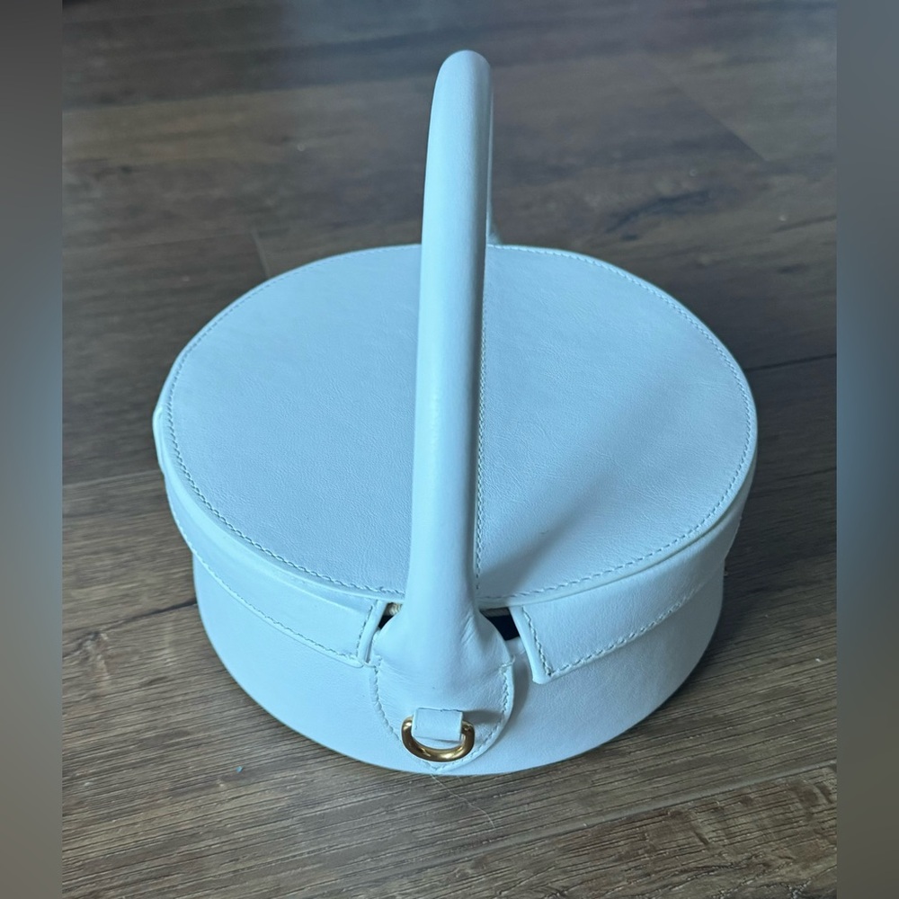 For NICOLE- JACQUEMUS-AUTHENTIC Imported (NWT) White Leather La Boîte à Gateaux - Picture 8 of 16